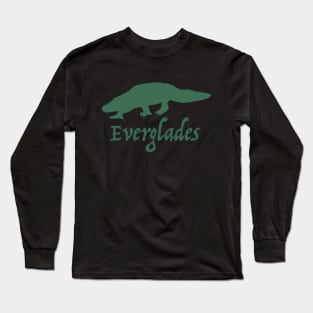 Everglades Gator Walking Long Sleeve T-Shirt